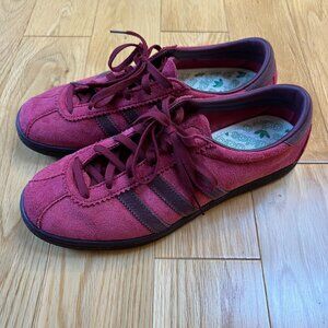 Adidas Tobacco Gruen Sneakers in Collegiate Burgundy, Size 6 (fits women Size 8)